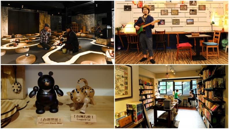 台北巷弄超有哏4家店:茶館有茶杯漂漂河、樂團端出創意料理、老公寓藏書店