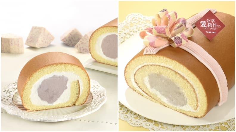 芋頭控注意!巨型「芋泥生乳捲」全台限定期間搶購中!