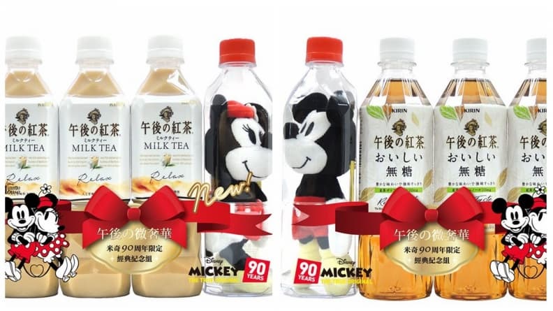 粉絲快衝小7啊!午後の紅茶推「米奇米妮90週年限定款」 引爆搶購潮