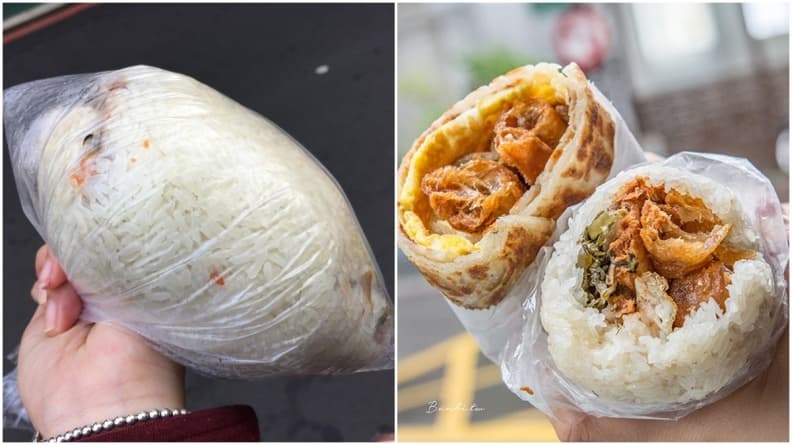 比便當還大!台北巨無霸飯糰 僅賣25元
