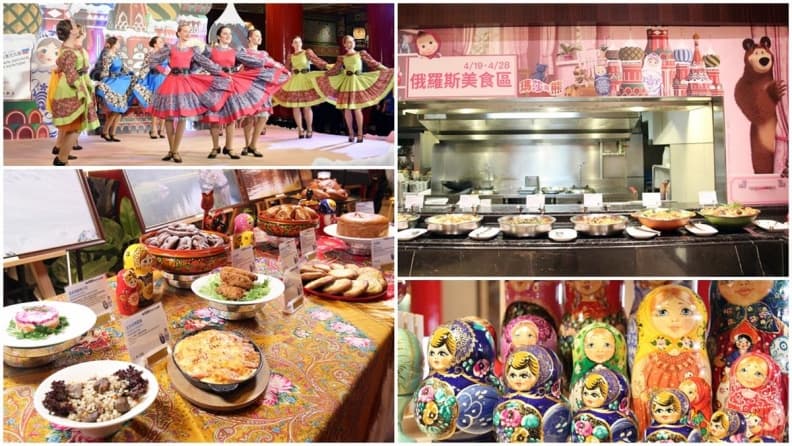 戰鬥民族吃什麼!飯店Buffet「俄羅斯美食吃到飽」燉鹿肉、烤大餅上桌