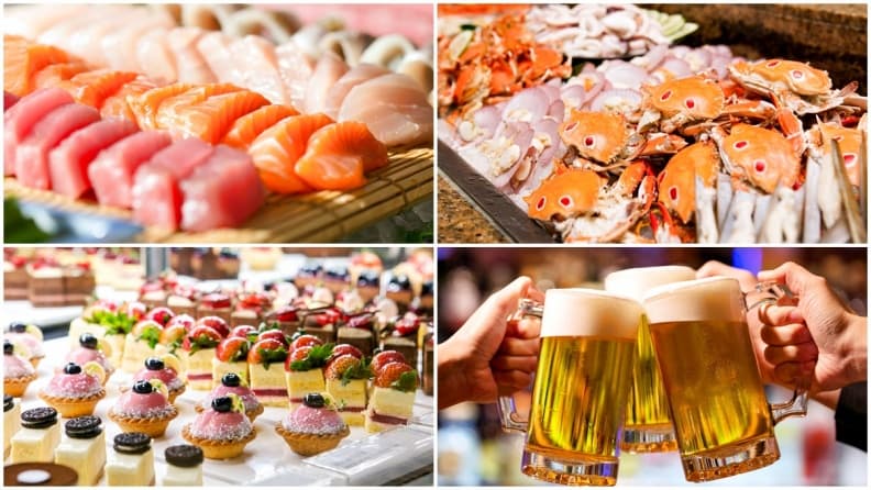 25種海鮮嘉年華!國賓大飯店「海鮮吃到飽、啤酒無限暢飲」限時2個月