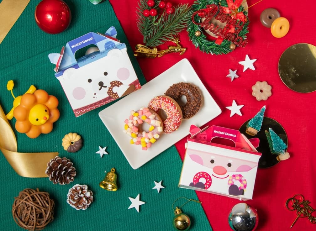 超萌耶誕樹、白熊甜甜圈!Mister Donut7款商品一次吃,再享買6送3 超萌耶誕樹、白熊甜甜圈!Mister Donut7款商品一次吃,再享買6送3