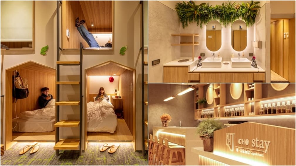 全台唯一「機場膠囊旅館」回歸!網美必拍樹屋房,dyson吹風機、充電線可用