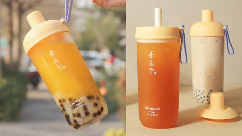 手搖控跟上!茶湯會「果果四季春」芒果加滿椰果、珍珠,再加購高顏值樂扣杯