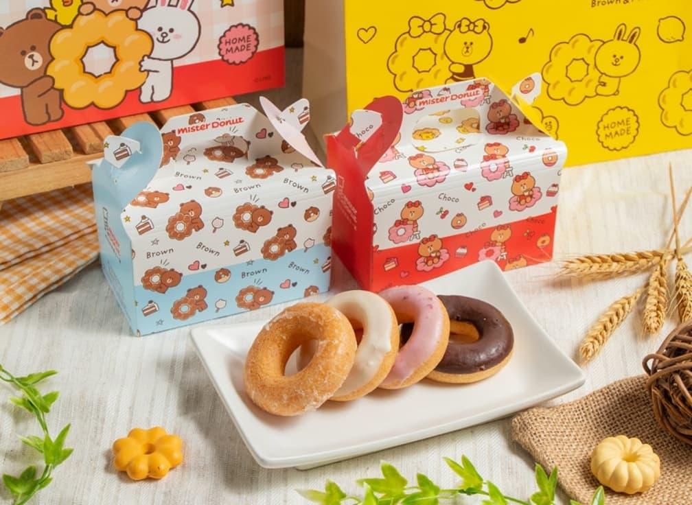 Mister Donut最萌「熊大甜甜圈」來啦!3款角色買6送3,再收超Q實用周邊 Mister Donut最萌「熊大甜甜圈」來啦!3款角色買6送3,再收超Q實用周邊