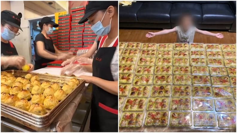 1500顆「不二坊」蛋黃酥擺滿客廳!15支手機狂叩6萬通預購,比去年省下75000元