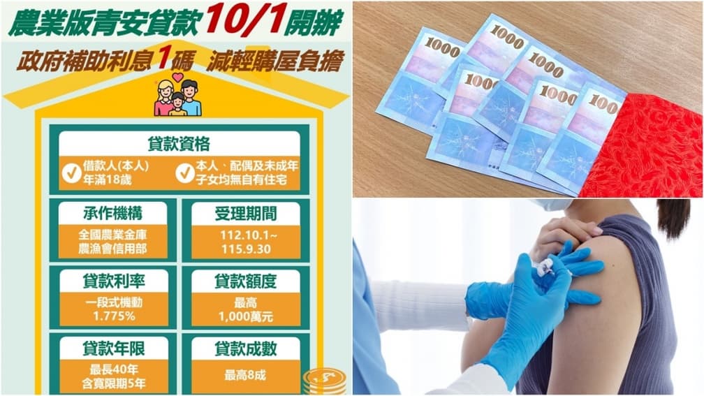 10月6大新制必看!房貸族每月省3125元、公費流感疫苗開打、通勤月票10方案