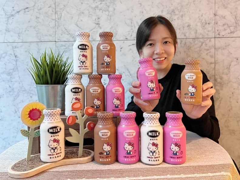 Kitty粉必搶!全聯獨家「Hello Kitty牛乳」爆萌,3口味不到百元一次收 Kitty粉必搶!全聯獨家「Hello Kitty牛乳」爆萌,3口味不到百元一次收