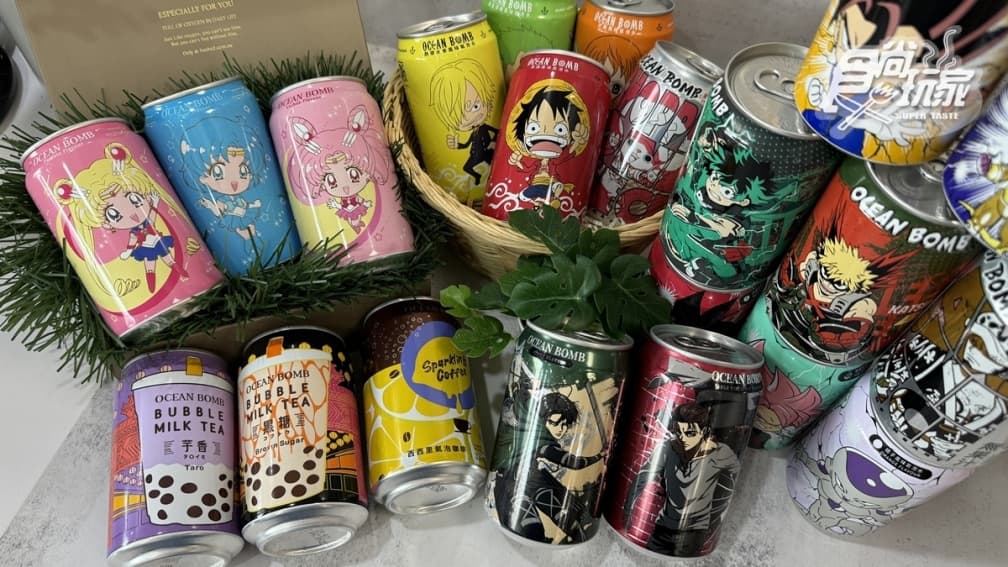 動漫迷快樂水!5大超人氣IP氣泡水新品,美戰、進擊的巨人、航海王一次收 動漫迷快樂水!5大超人氣IP氣泡水新品,美戰、進擊的巨人、航海王一次收