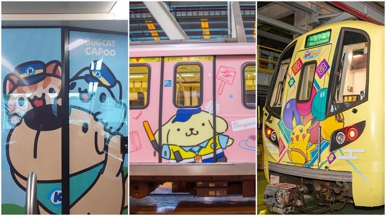 網友最愛「捷運主題列車」TOP10!皮卡丘、比得兔都上榜,第1名有專屬廣播