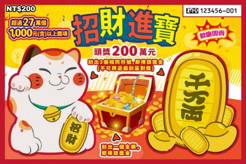 哪款中獎率最高?2024台彩11款刮刮樂比一比,「這款」有14次中獎機會 哪款中獎率最高?2024台彩11款刮刮樂比一比,「這款」有14次中獎機會