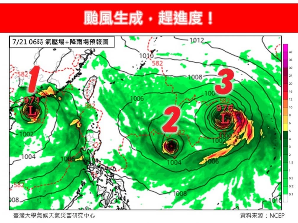 颱風發展趕進度!颱風「凱米」最快週五生成,專家曝這天恐3颱共舞 颱風發展趕進度!颱風「凱米」最快週五生成,專家曝這天恐3颱共舞