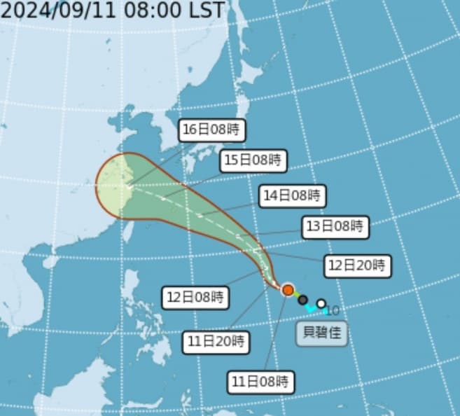 貝碧佳颱風最新路徑曝!這2天最靠近台灣,明起慎防午後大雷雨 貝碧佳颱風最新路徑曝!這2天最靠近台灣,明起慎防午後大雷雨