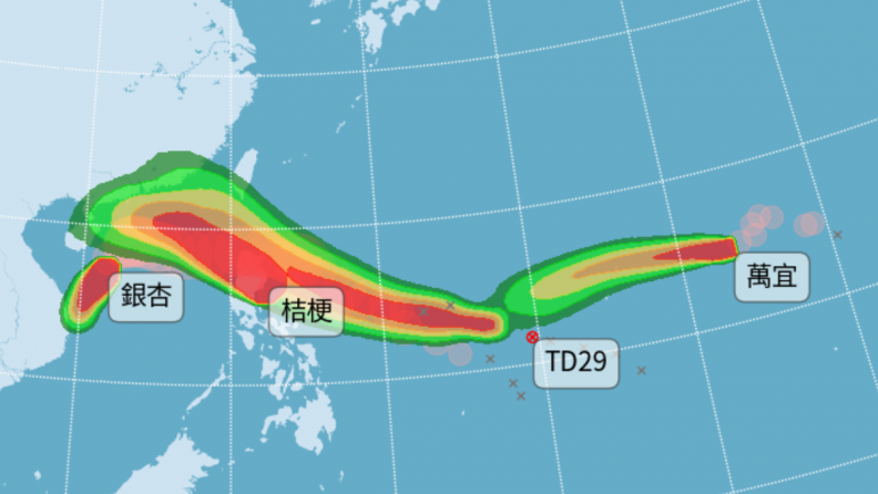 恐4颱共舞創紀錄!準「天兔」颱風將生成,最新路徑、對台影響曝光