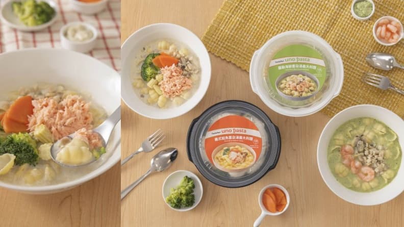 義大利麵行家吃法!全家爆紅美食「雲朵湯義大利麵」Q彈口感+濃郁湯汁,好吃到升天