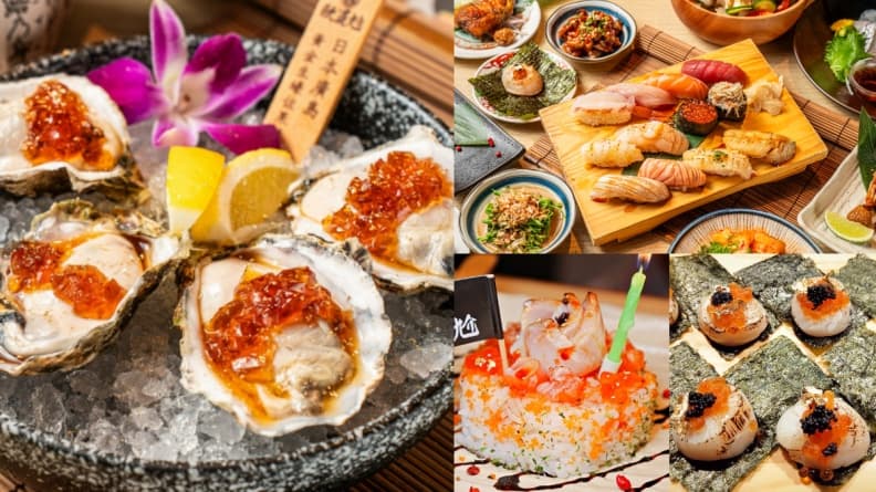 全台第1間「無菜單日料吃到飽」!無限爽嗑炙燒壽司、串燒、熟食千元有找
