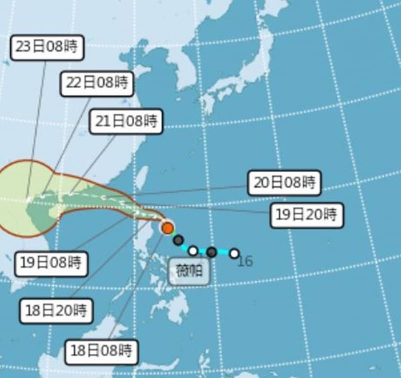 輕颱「薇帕」已生成將發海警!颱風最新動態路徑一覽,氣象署:風雨下午報到 輕颱「薇帕」已生成將發海警!颱風最新動態路徑一覽,氣象署:風雨下午報到