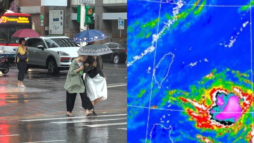 楊柳颱風路徑將貫穿台灣!3地區有可能放颱風假,雨彈炸到「這時候」