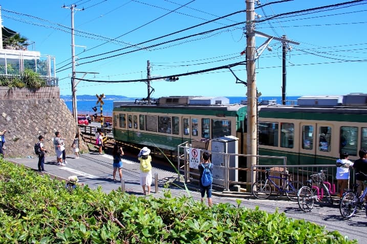 乘江之電列車 回憶灌籃高手鐵道美景