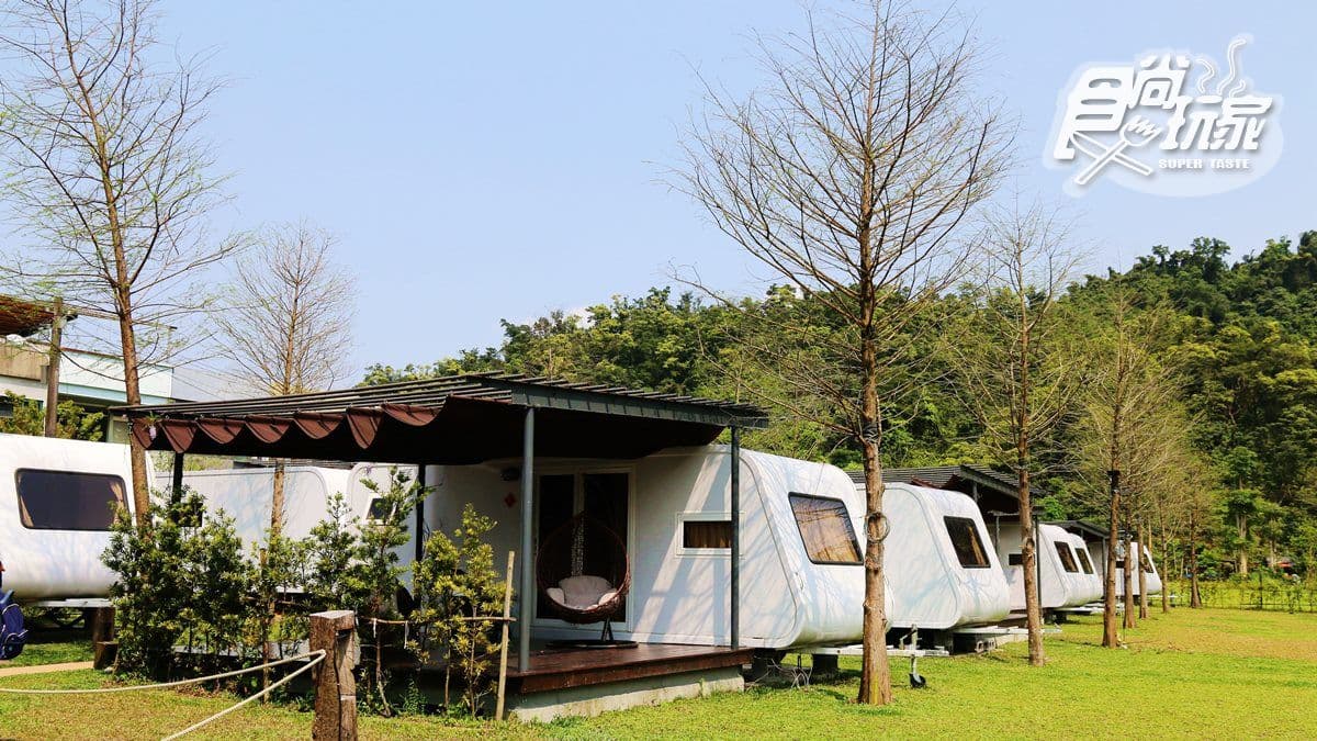 拎著一卡皮箱就可入住!坐擁無敵湖景、住進好萊塢電影露營車