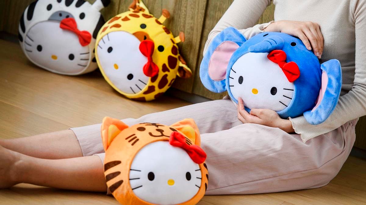 快叫男友幫買!全球限量4款「Hello kitty」動物抱枕,只有這有賣!