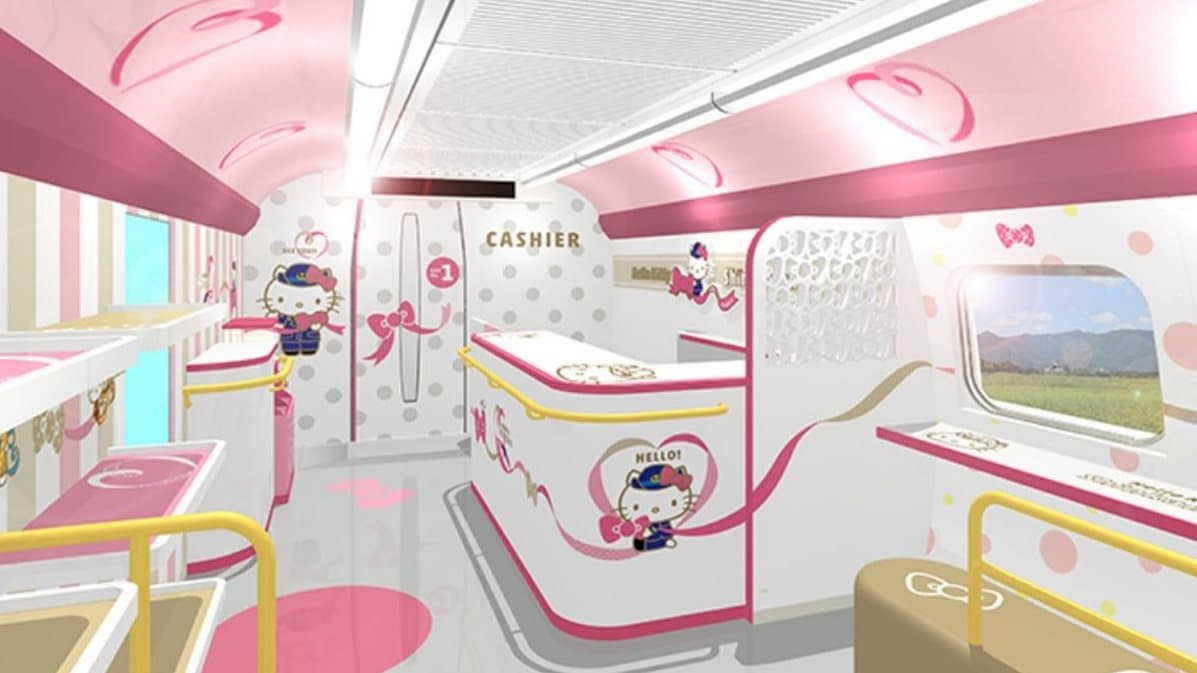 1日2班!Hello Kitty列車6月30日行駛 夢幻粉紅車廂超吸睛 1日2班!Hello Kitty列車6月30日行駛 夢幻粉紅車廂超吸睛