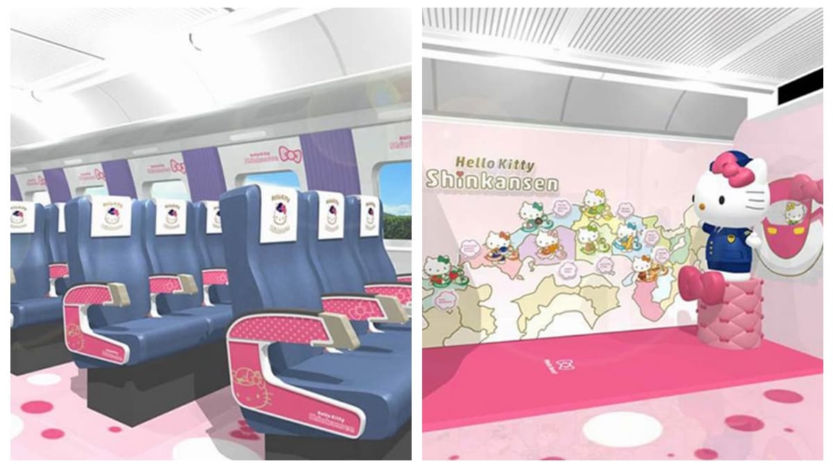 1日2班!Hello Kitty列車6月30日行駛 夢幻粉紅車廂超吸睛 1日2班!Hello Kitty列車6月30日行駛 夢幻粉紅車廂超吸睛