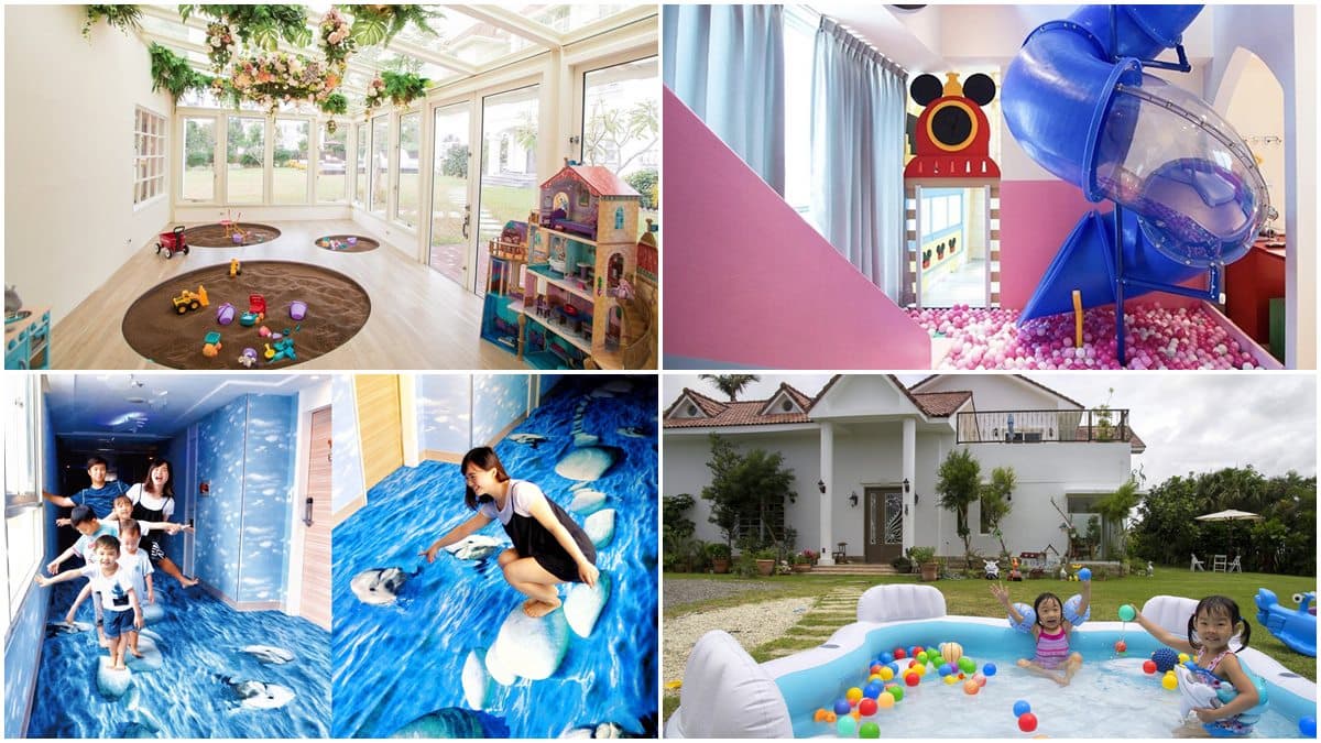 民宿就是遊樂園!全台最好玩10間親子旅宿!巨型扭蛋機、透明溜滑梯、躲貓貓迷宮