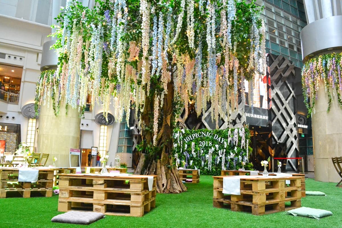 最新打卡點在101!第一次辦野餐派對「室內花園」超夢幻不怕曬 最新打卡點在101!第一次辦野餐派對「室內花園」超夢幻不怕曬