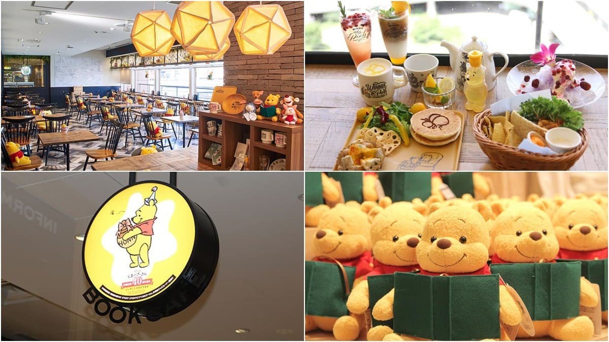 維尼粉絲朝聖!小熊維尼期間限定咖啡廳,吃「蜂蜜鬆餅」逛限定周邊紀念小物!