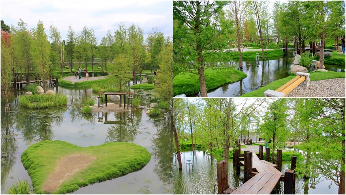 免費入園!台版「兼六園」新景點,必拍「愛心湖」、「落羽松美景」