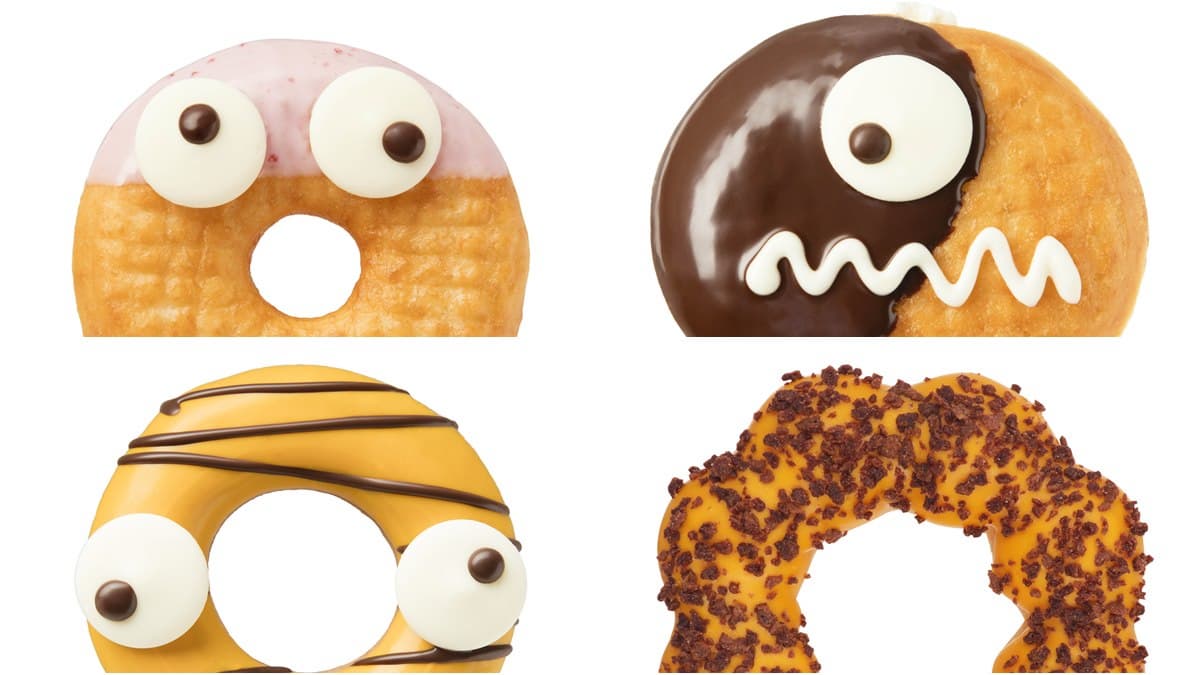 Mister Donut萬聖節限定口味「大眼睛可愛鬼」 還可幫孩子報名「小搗蛋烘焙師」