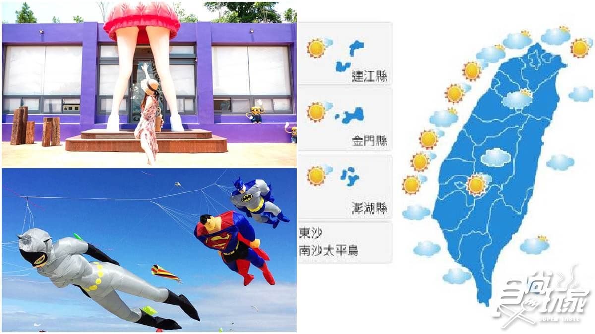 【食尚大頭條】週末天氣╳美腿旅店╳超人風箏:把握週末「將轉晴」,早晚溫差大,小心著涼