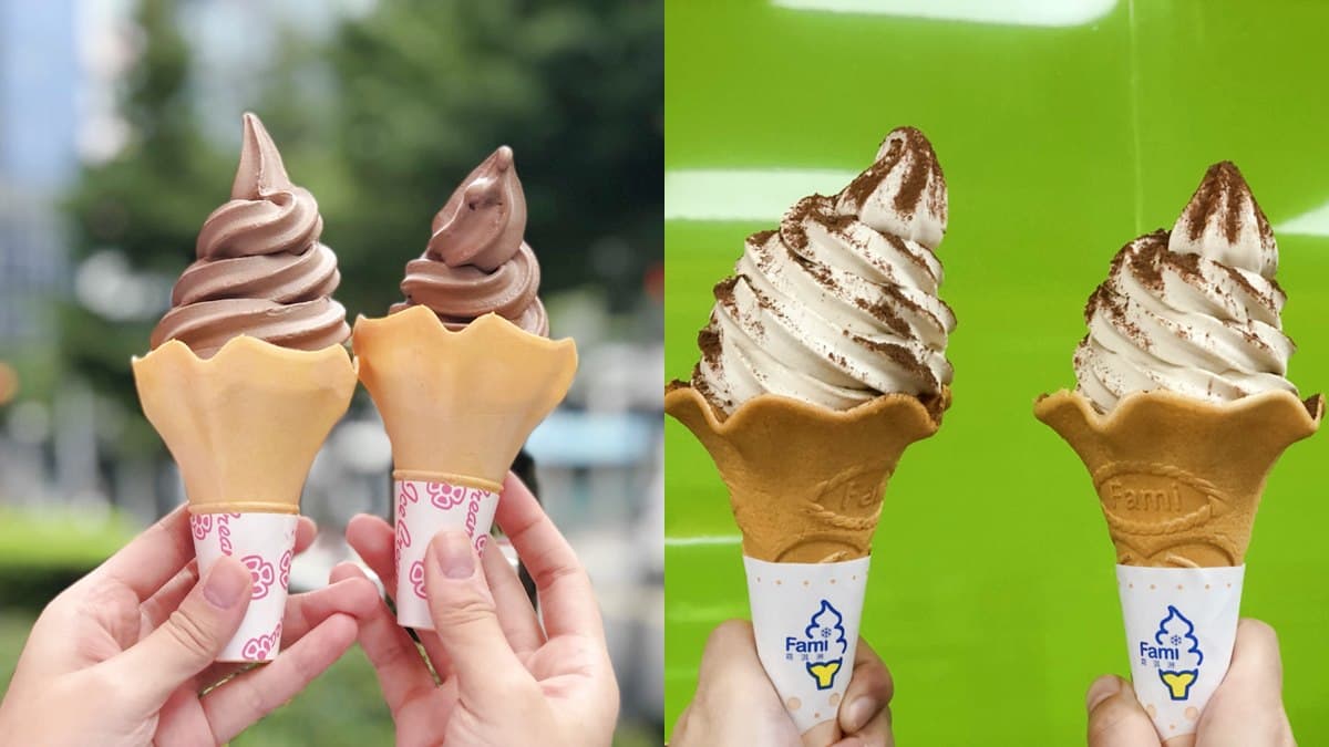 冬天必吃濃郁系霜淇淋,小七聯名「HERSHEY’S巧克力霜淇淋」全家推「提拉米蘇霜淇淋」