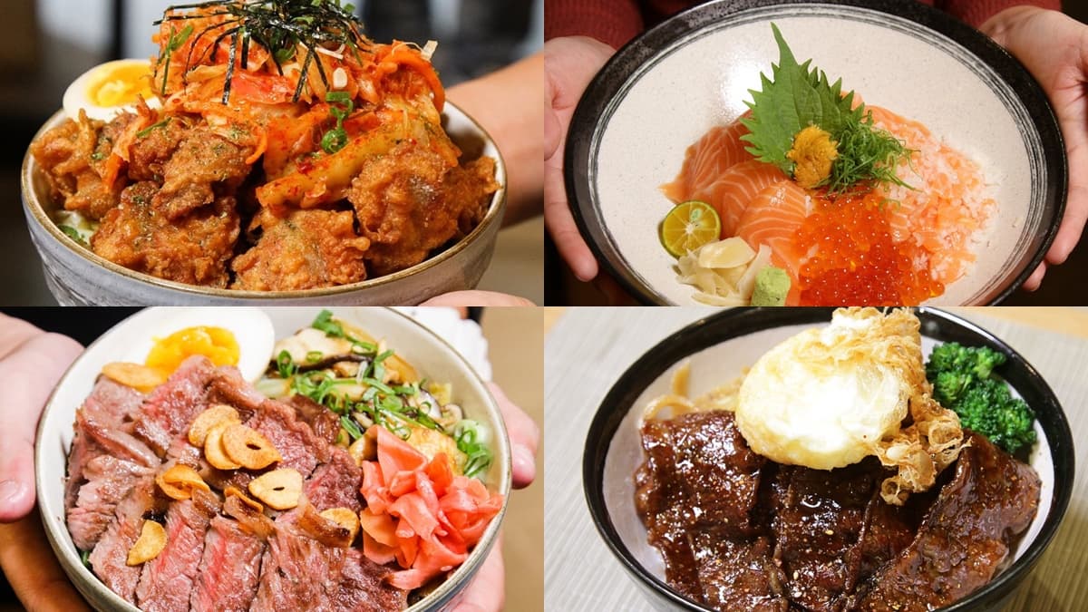3間高CP值大分量丼飯!唐揚雞腿蓋飯滿出碗外、盛合生魚片丼有7種海鮮