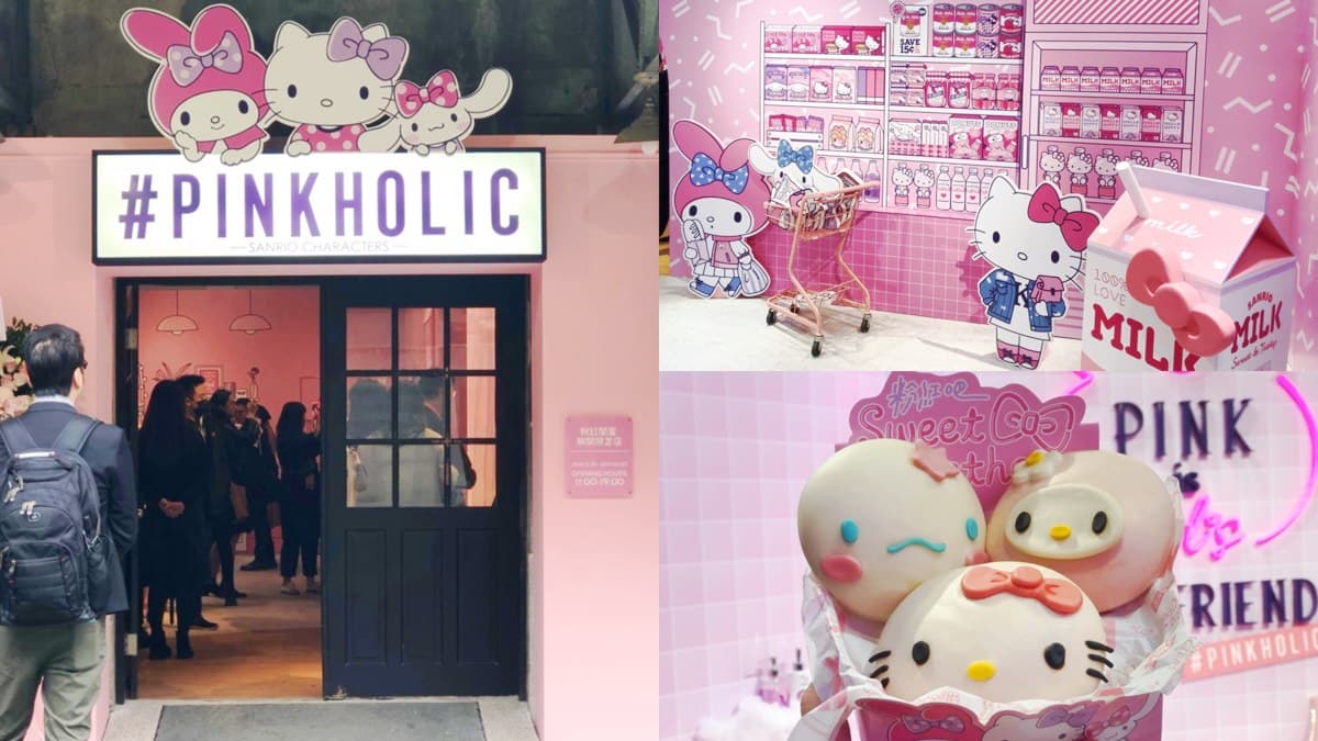 少女心噴發!Kitty、美樂蒂、大耳狗攜手開「期間限定店」,必買「造型包子」
