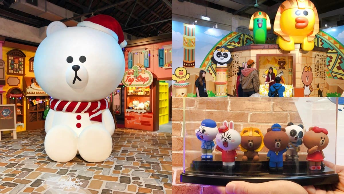 「LINE世界巡迴展」開展囉 必拍3.5公尺「純白系熊大」+周邊必買Top 5