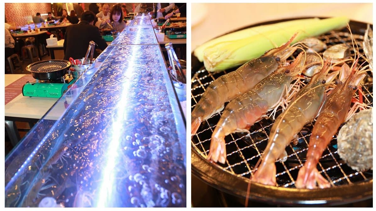 【新開店】泰國「流水蝦吃到飽」搬到台中 「18米玻璃水道」好浮誇 【新開店】泰國「流水蝦吃到飽」搬到台中 「18米玻璃水道」好浮誇