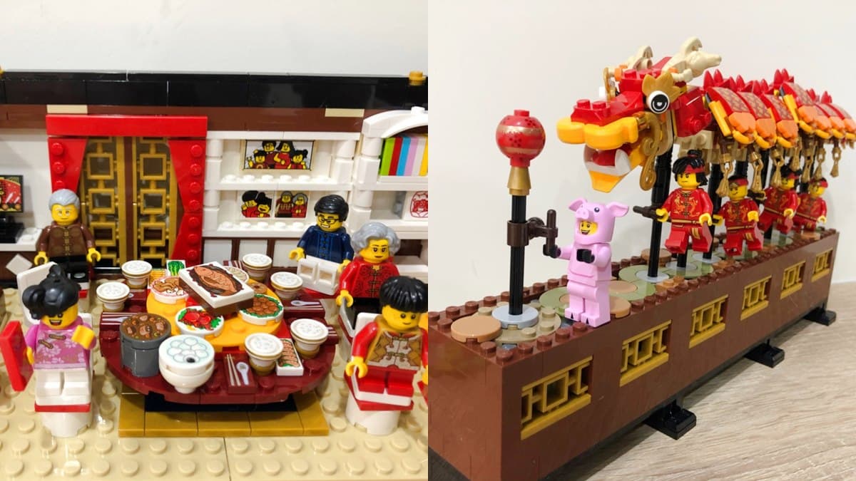 樂高迷必蒐!新年款「年夜飯、舞龍」亞洲限定盒組,這組還限時販售