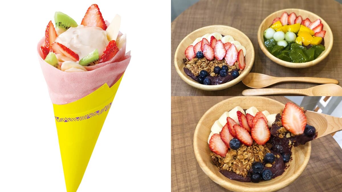 【新開店】甜點迷新目標!台灣獨家吃「粉紅草莓可麗餅」,日本超紅巴西莓登台