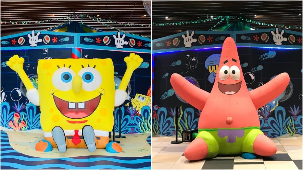 獨家「海綿寶寶手套樂園」在這!2.5公尺「海綿寶寶、派大星」必拍