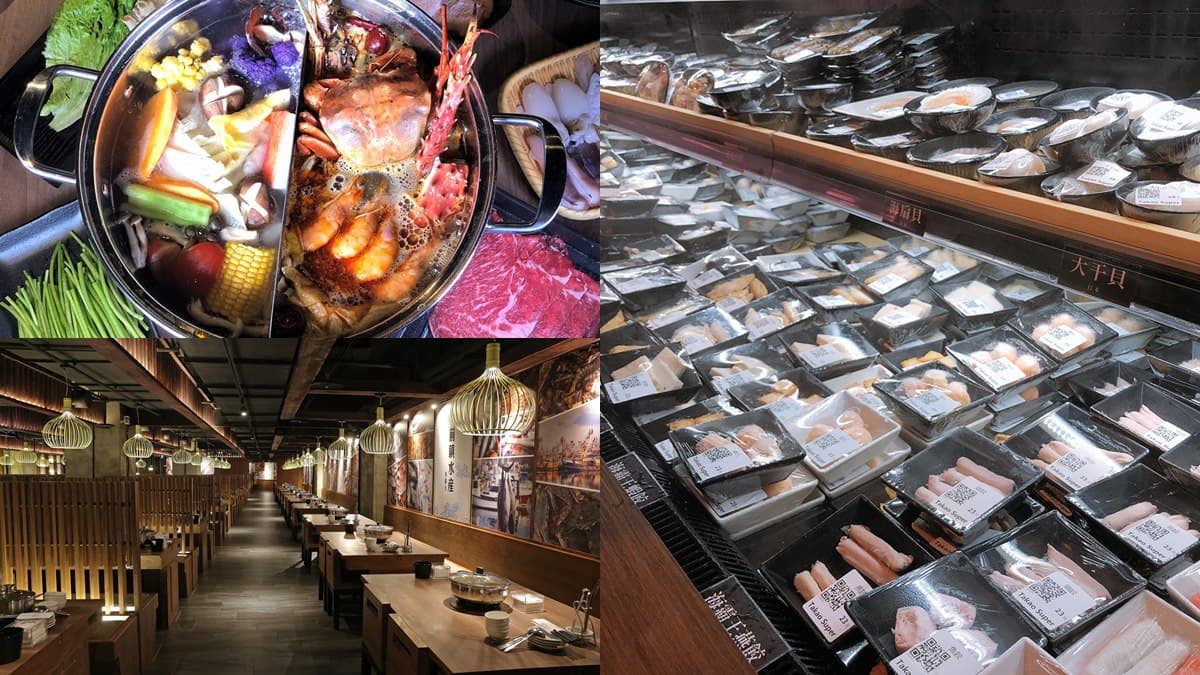 【新開店】台北最大超市火鍋!海霸王「前鎮水產」300種新鮮食材,60元副食吧吃到飽