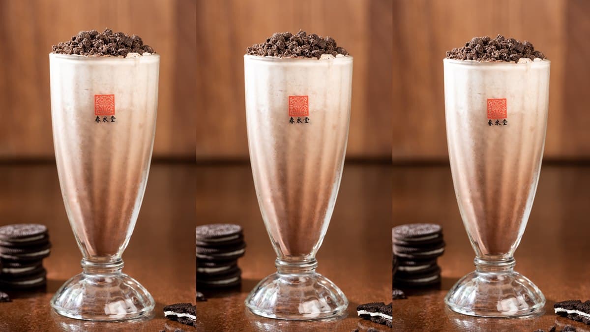真的好想喝!「Oreo碎片+巧克力鮮奶茶」,春水堂巧克力飲品再一發