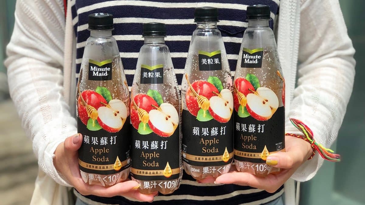 新飲料+1!美粒果首款氣泡飲「蘋果蘇打」,超商加碼飲料優惠價