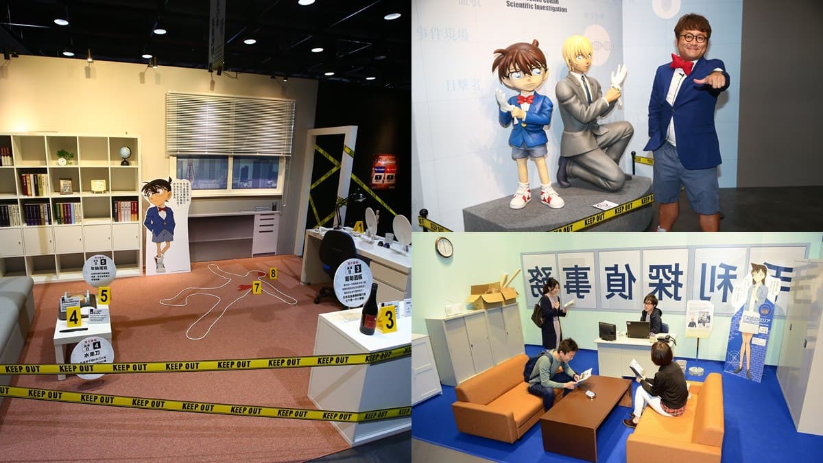 柯南迷朝聖!海外首站「名偵探柯南搜查」展覽,玩推理遊戲、拜訪毛利家