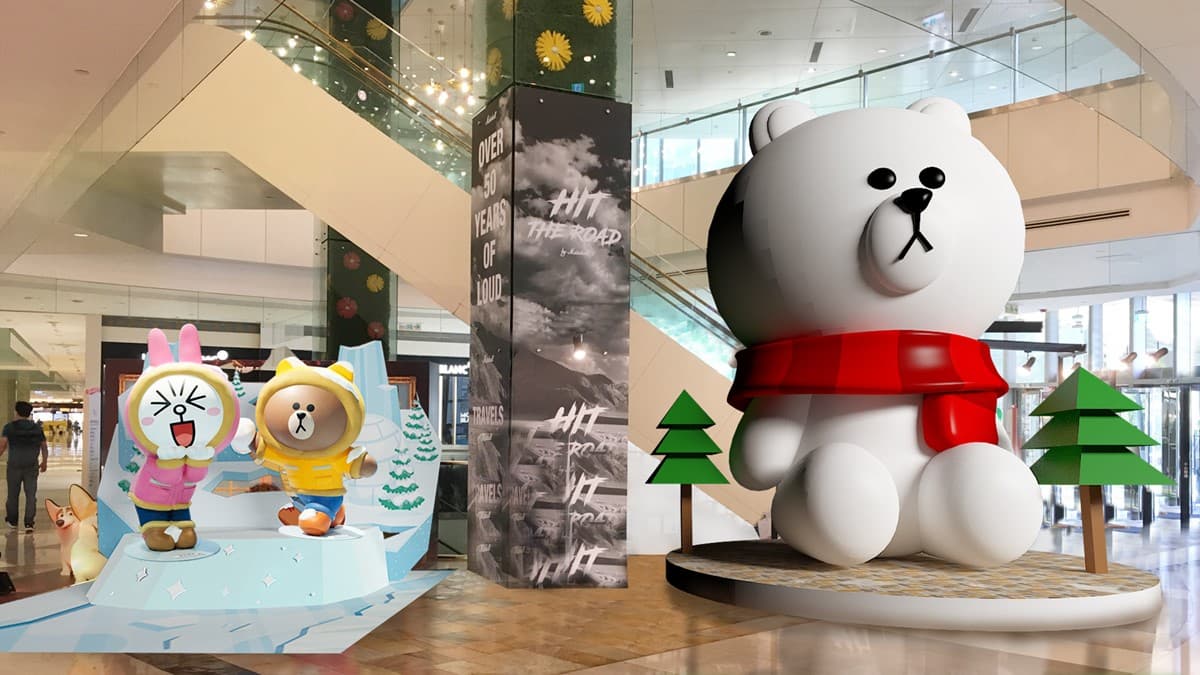 粉絲要瘋了!「LINE FRIENDS展最終站」在高雄,免費拍3.5公尺「雪白熊大」