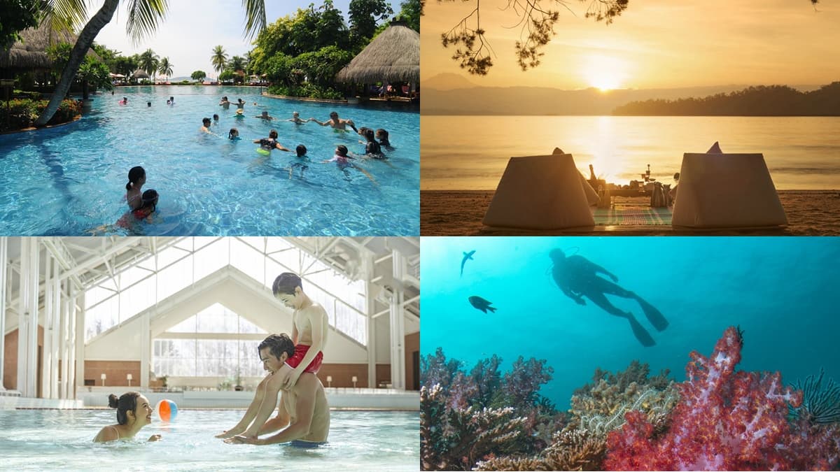 吃住全包!5間超好玩親子度假村:珊瑚花園浮潛、最大室內造浪池、馬戲學校當飛人