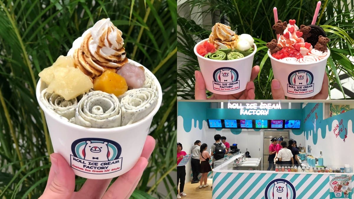 首7天免費加料!日本超夢幻捲捲冰「ROLL ICE CREAM FACTORY」+台灣限定口味