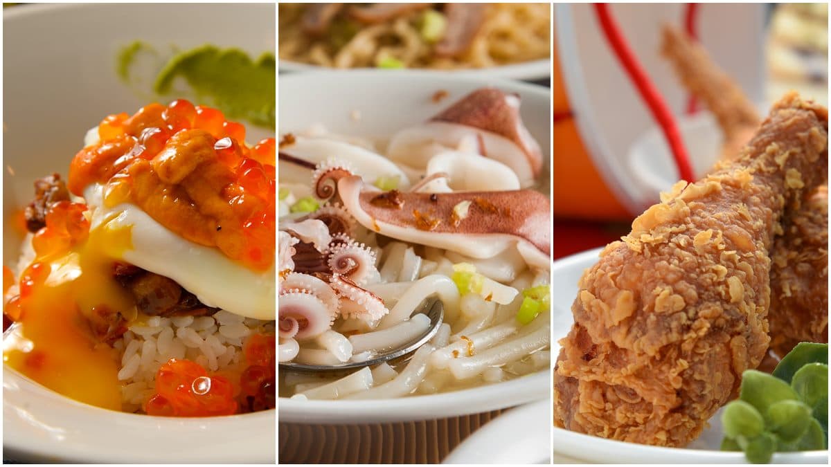 滿足台灣「胃」!超奢華鮭魚卵海膽滷肉飯、小卷米粉湯、脆皮厚雞排